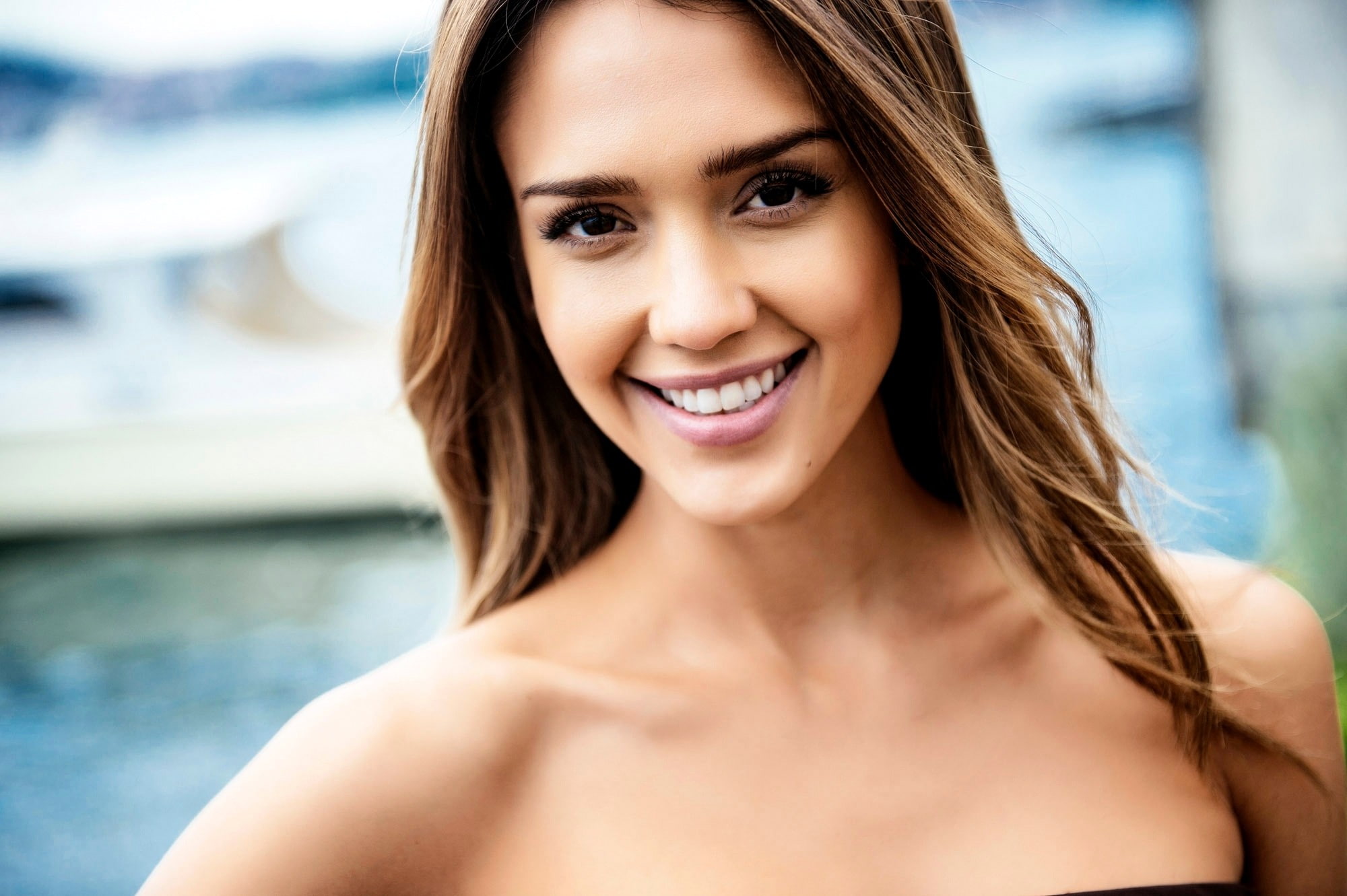 Jessica Alba women movies face actress 2k