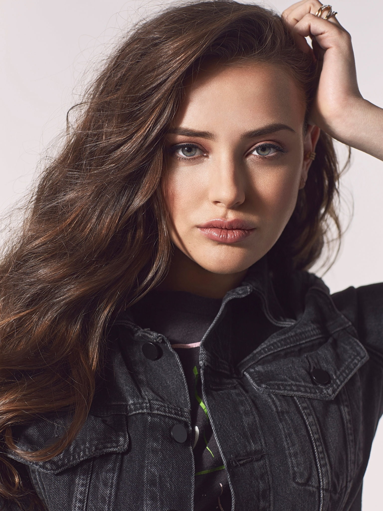Katherine Langford women actress blue eyes Australian girls