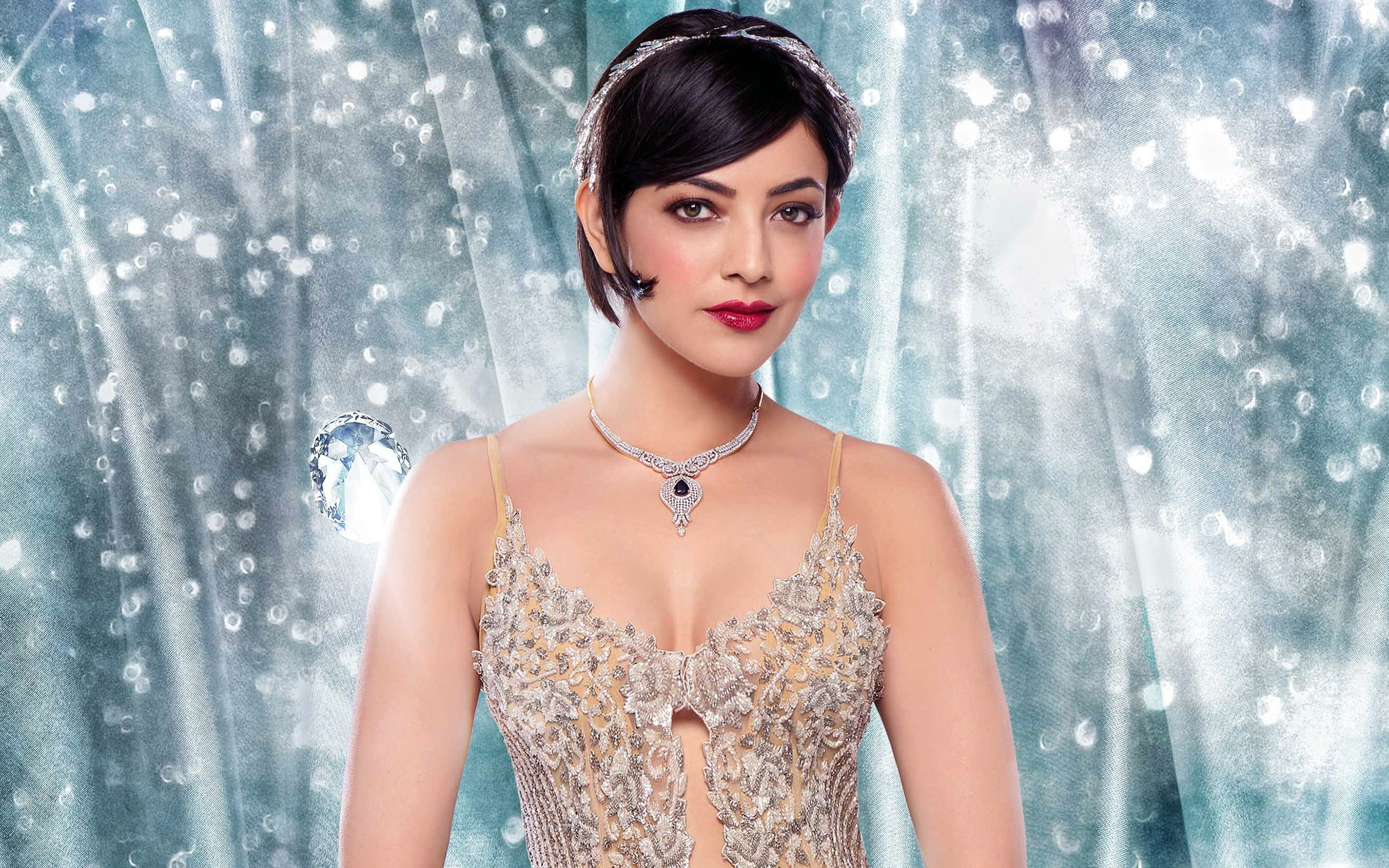 Kajal Aggarwal Indian Pretty Actress Photo portrait beauty 2k