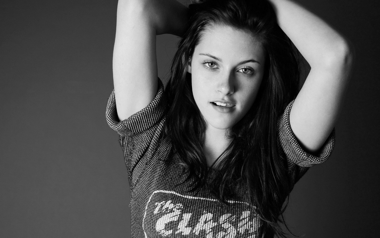 Kristen Stewart celebrity actress monochrome 2k