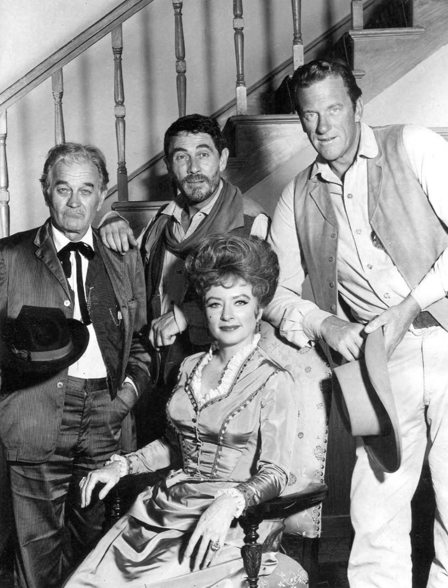 milburn stone ken curtis amanda blake james arness actors