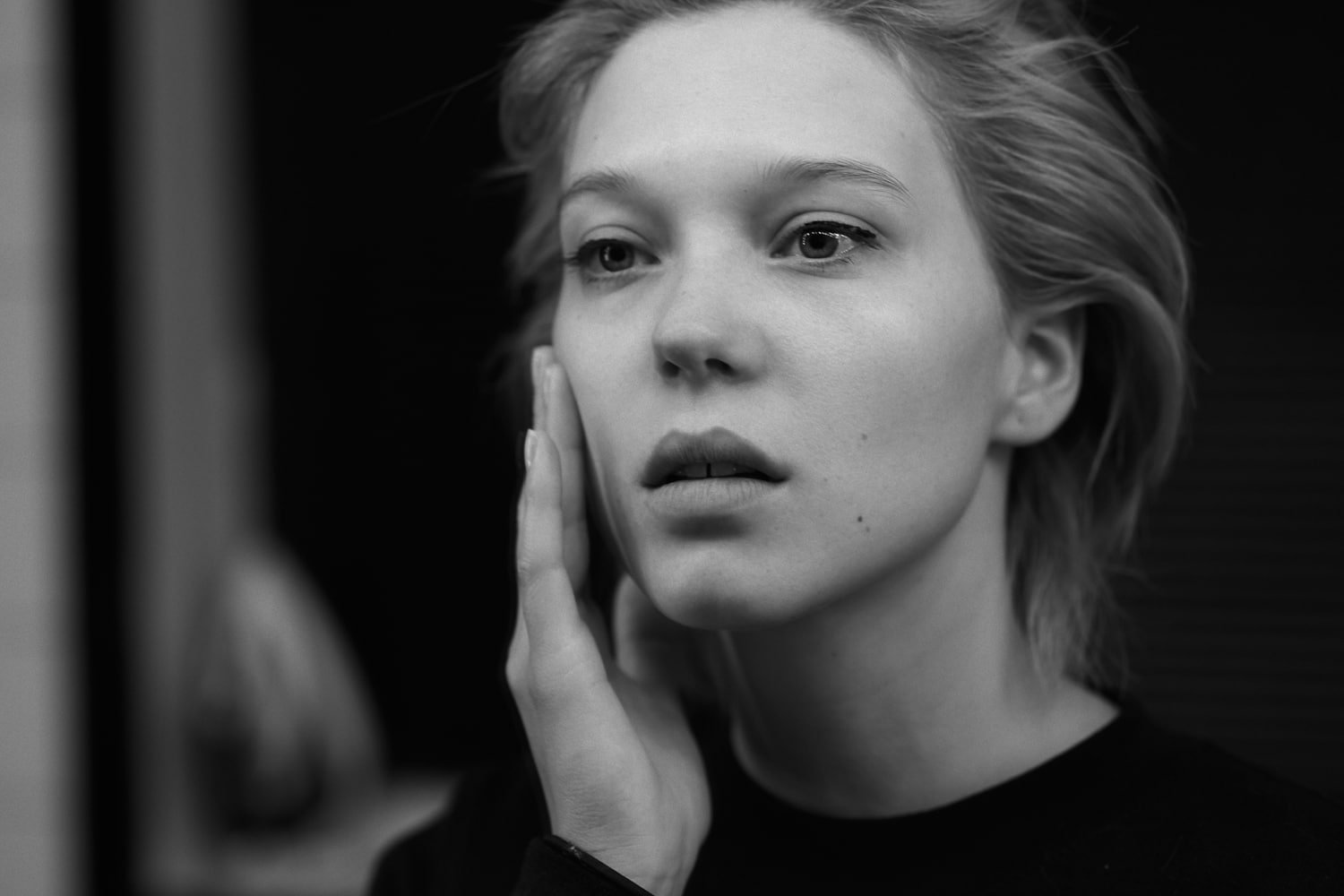 L a Seydoux actress French headshot portrait young adult 72