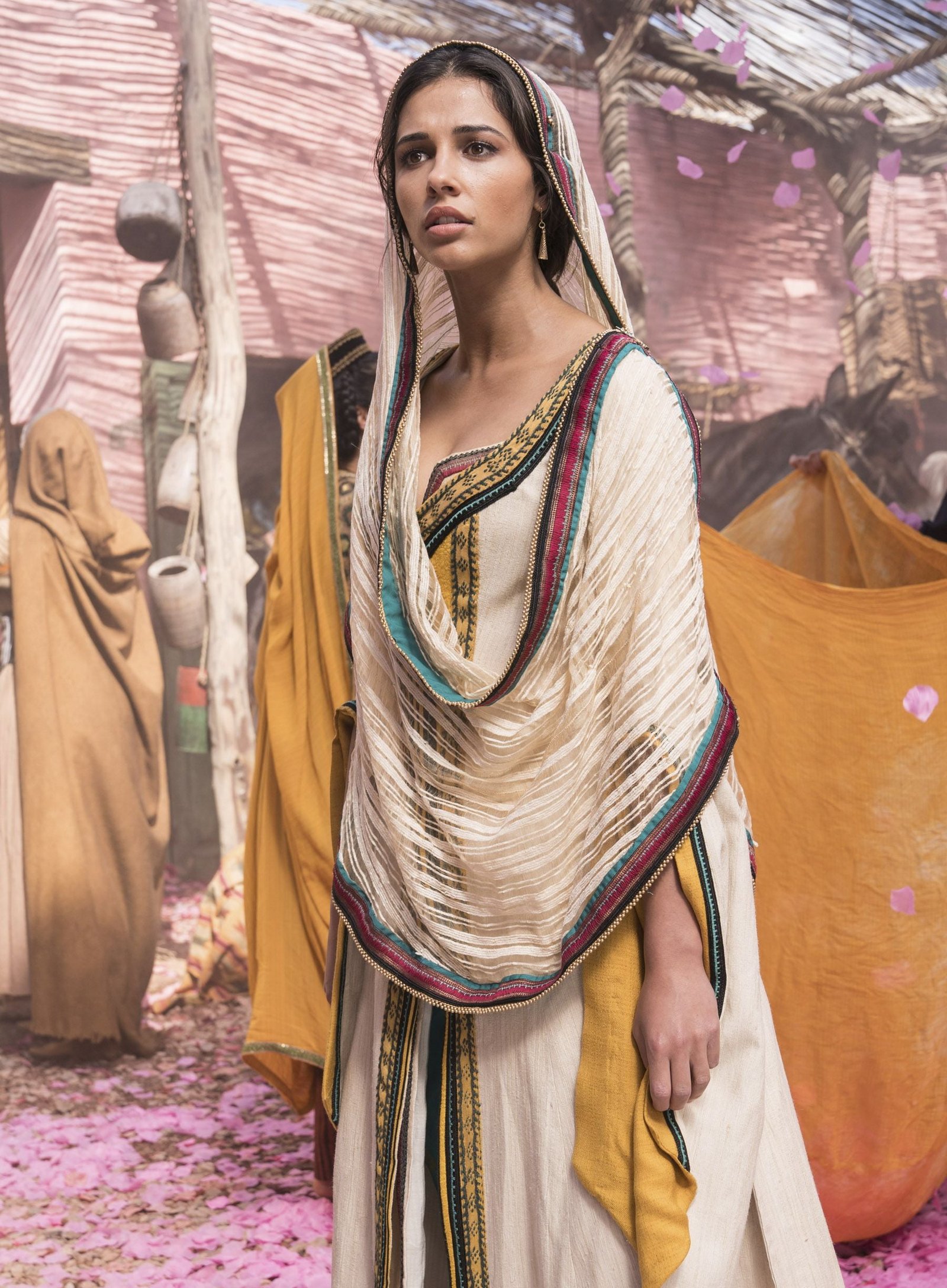 Naomi Scott women actress brunette film stills Aladdin