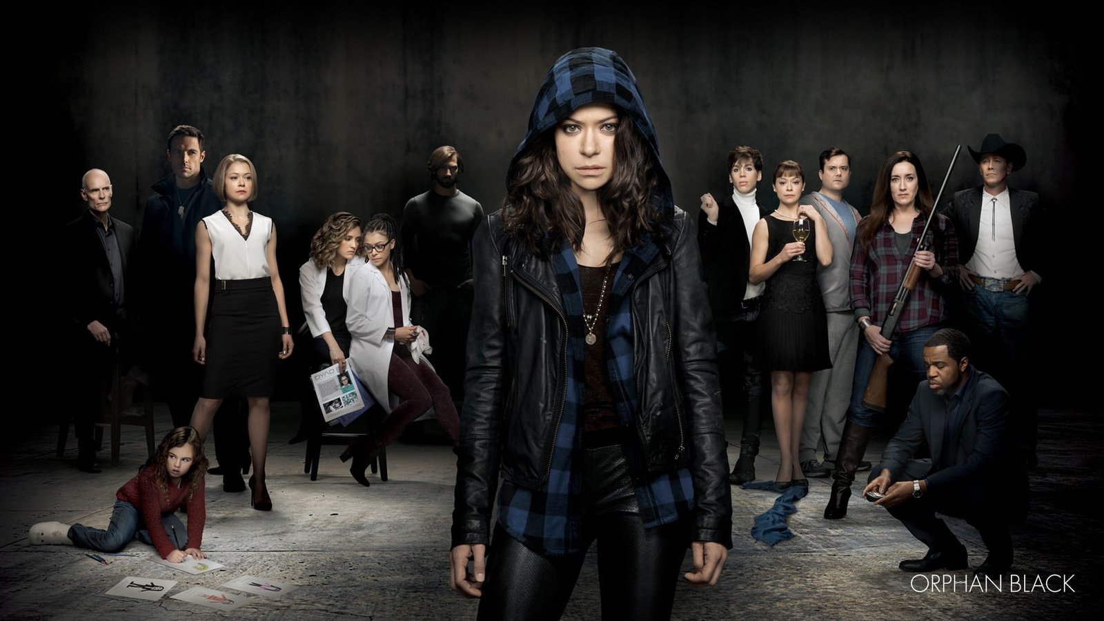 Maslany Orphan Black Delphine TV actress women group of people