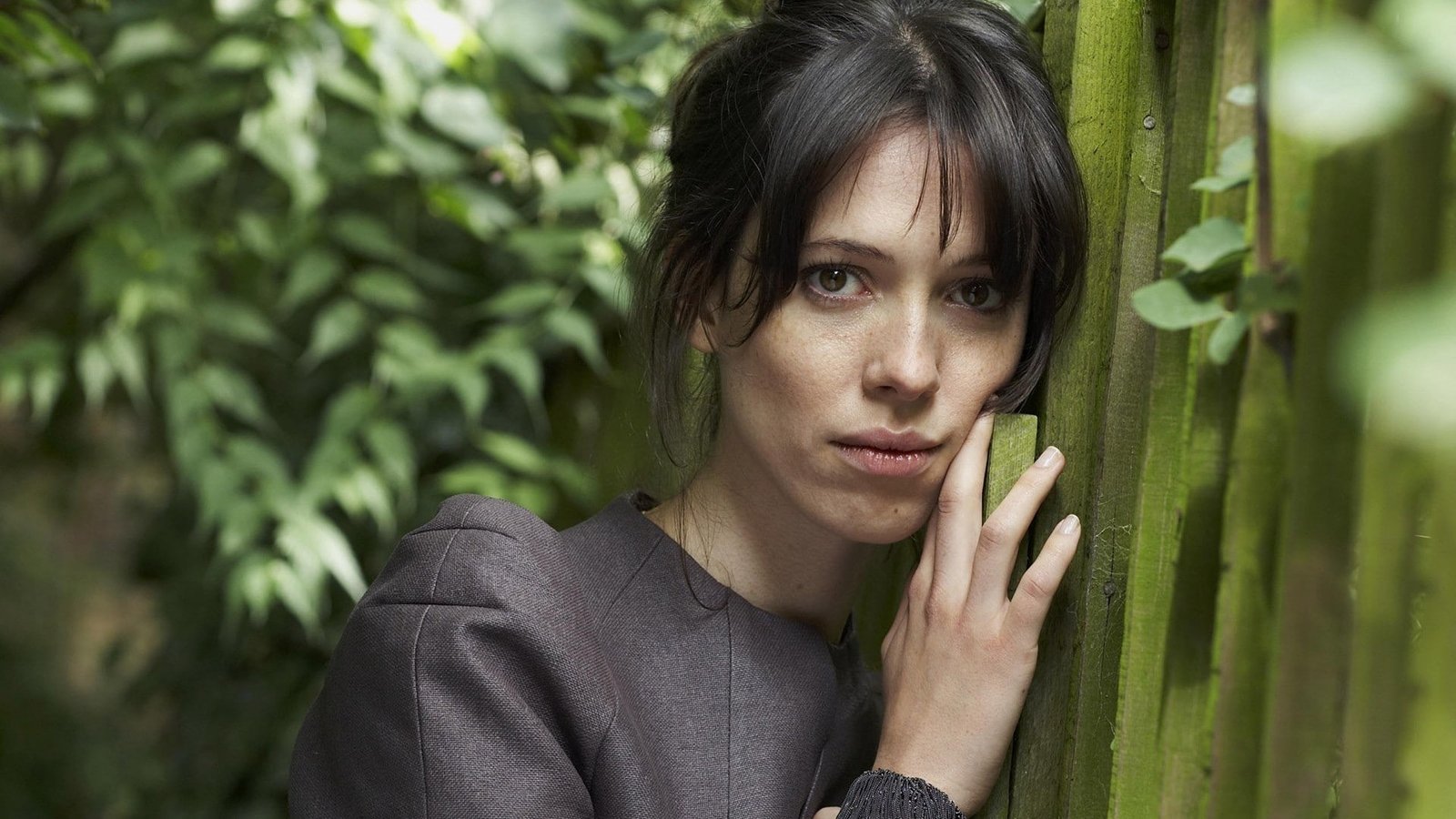 Rebecca Hall actress brown eyes portrait one person young adult