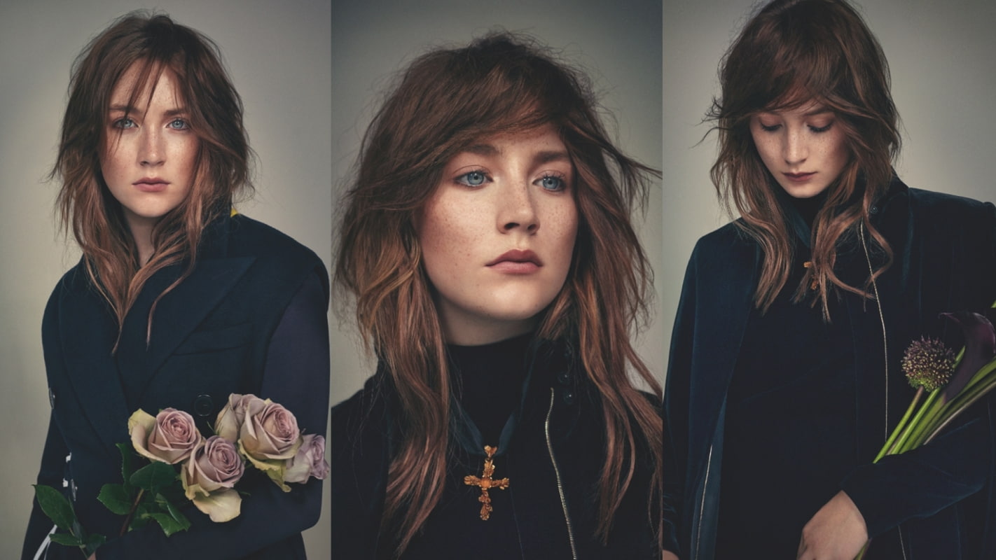 Saoirse Ronan collage actress portrait young women adult