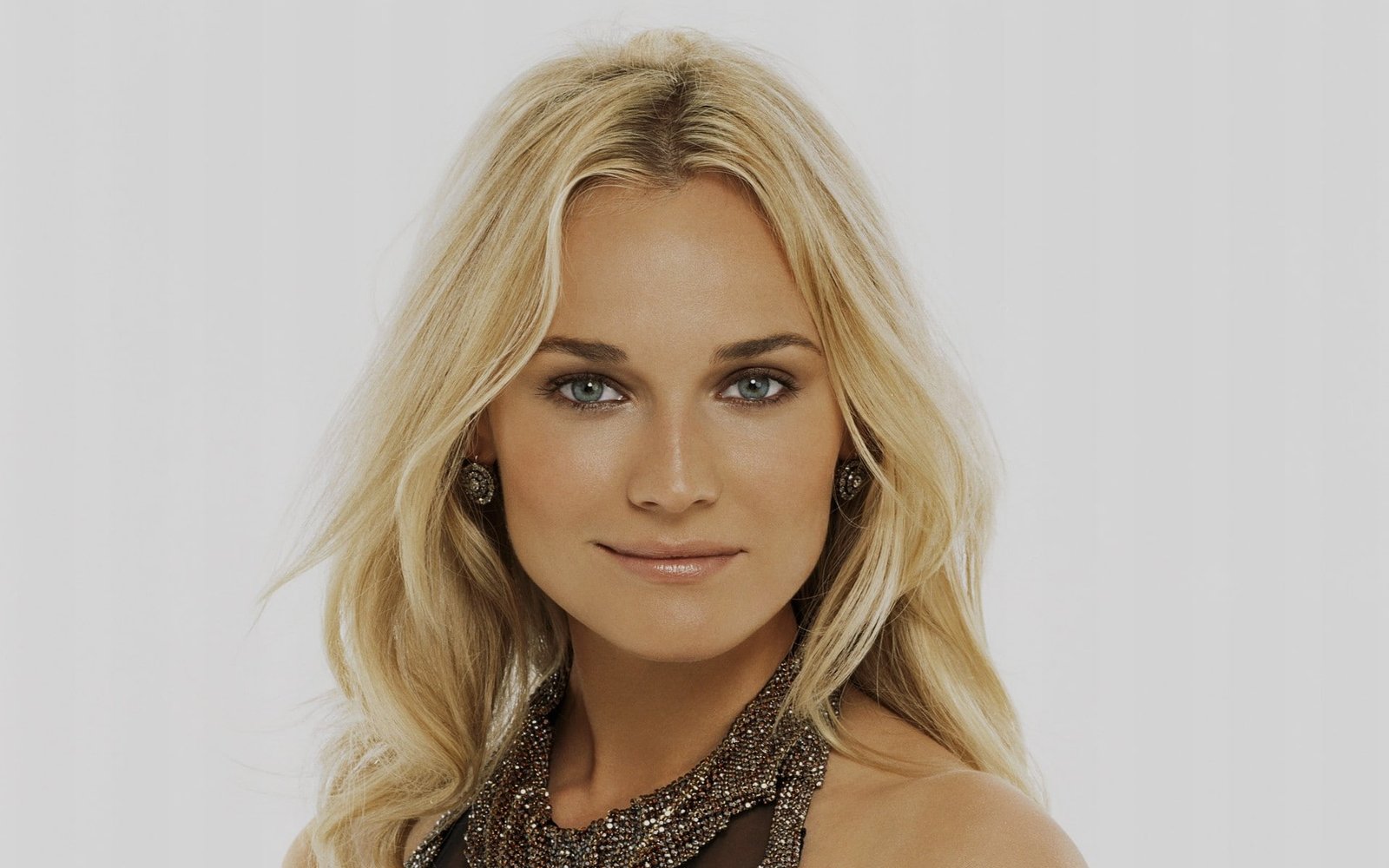 women actress blonde long hair Diane Kruger blue eyes