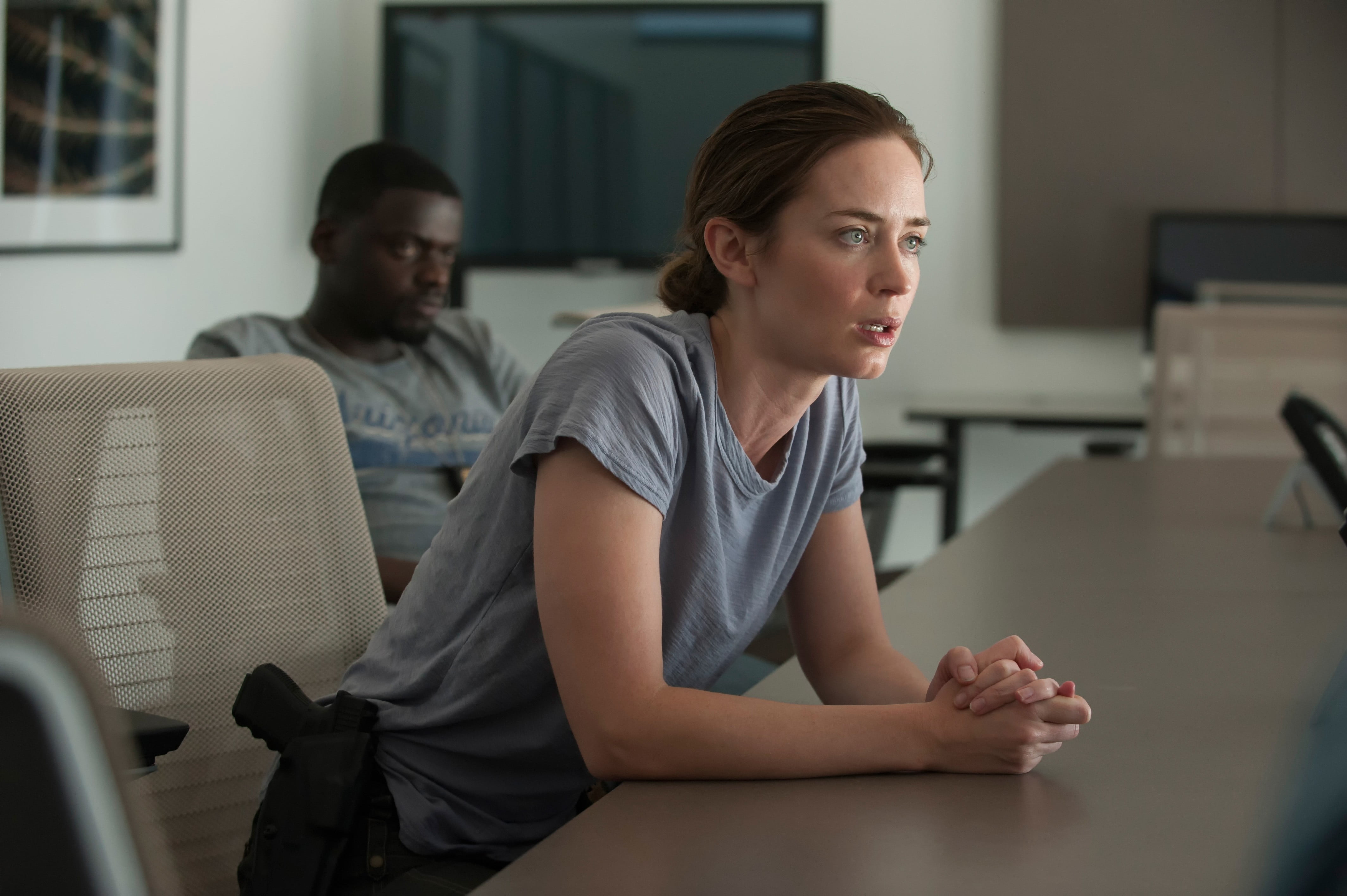 women Emily Blunt actress movies Sicario depth of field 2k 4k