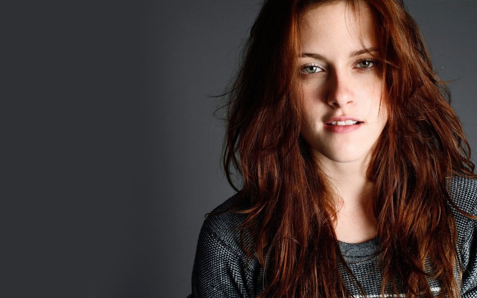 women Kristen Stewart redhead actress celebrity portrait