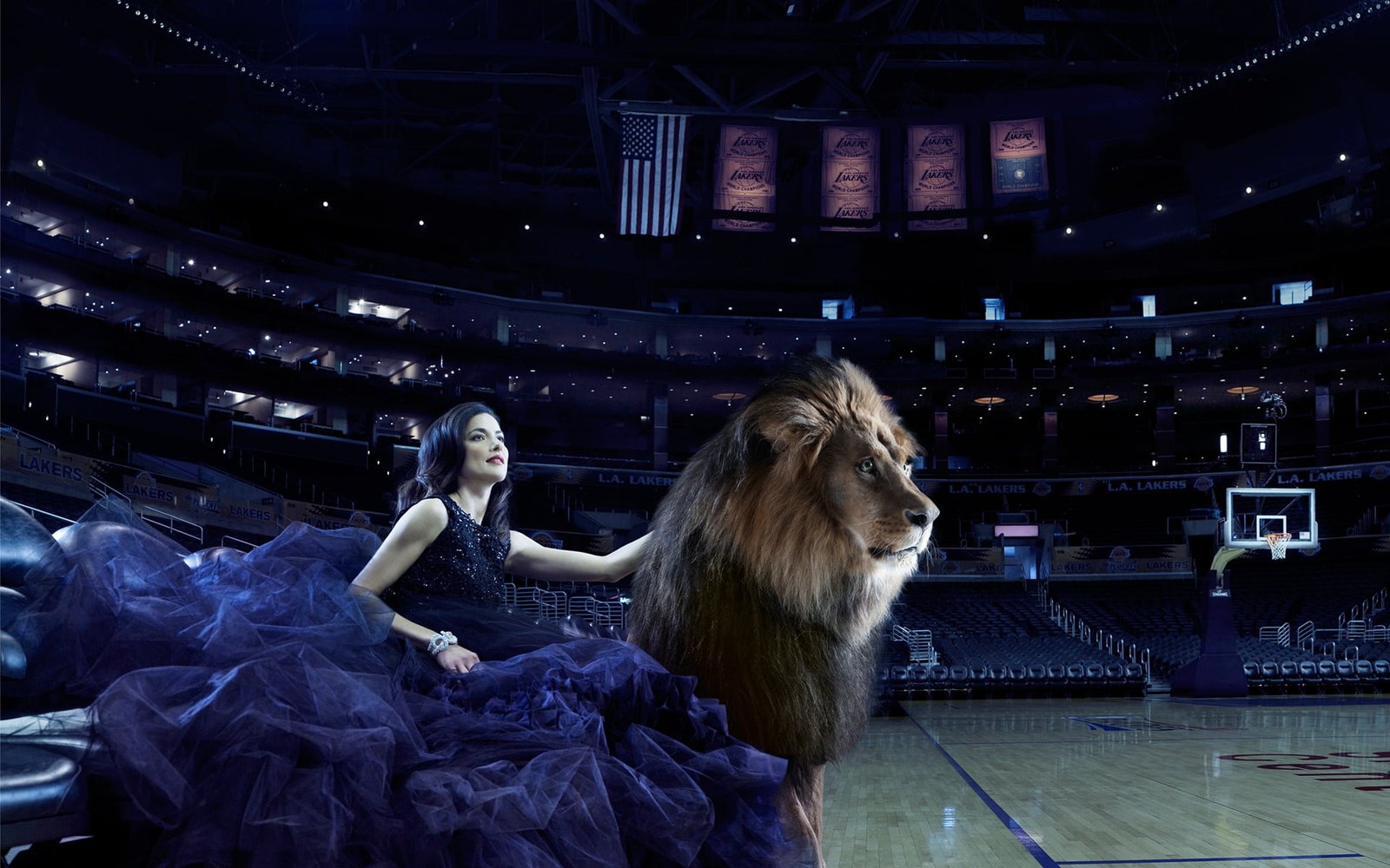 women lion arena circus indoors hair people adult arts culture and entertainment