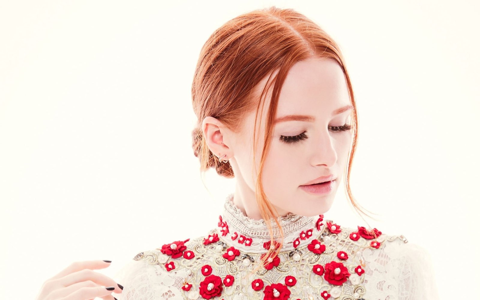 women model redhead long hair Madelaine Petsch actress