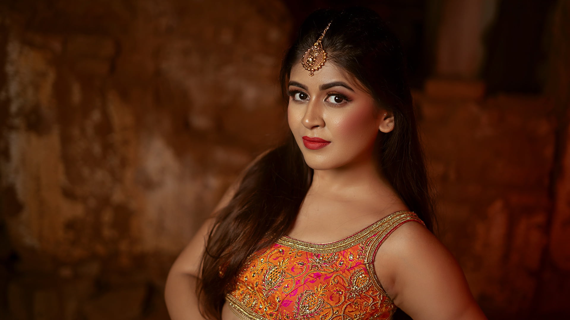 Women Raksha Somashekhar Actress Black Hair Bollywood Brown Eyes