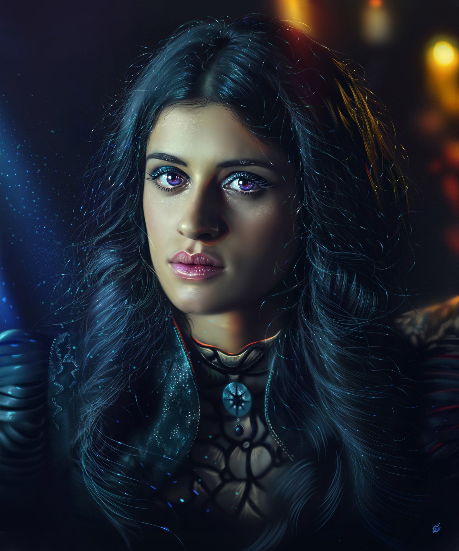 Ya ar Vurdem artwork Yennefer Anya Chalotra The Witcher TV Series 2k