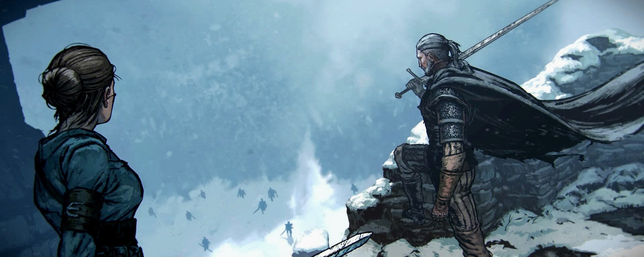 3 action Dark dual fantasy Fighting Hunt multi poster 2k