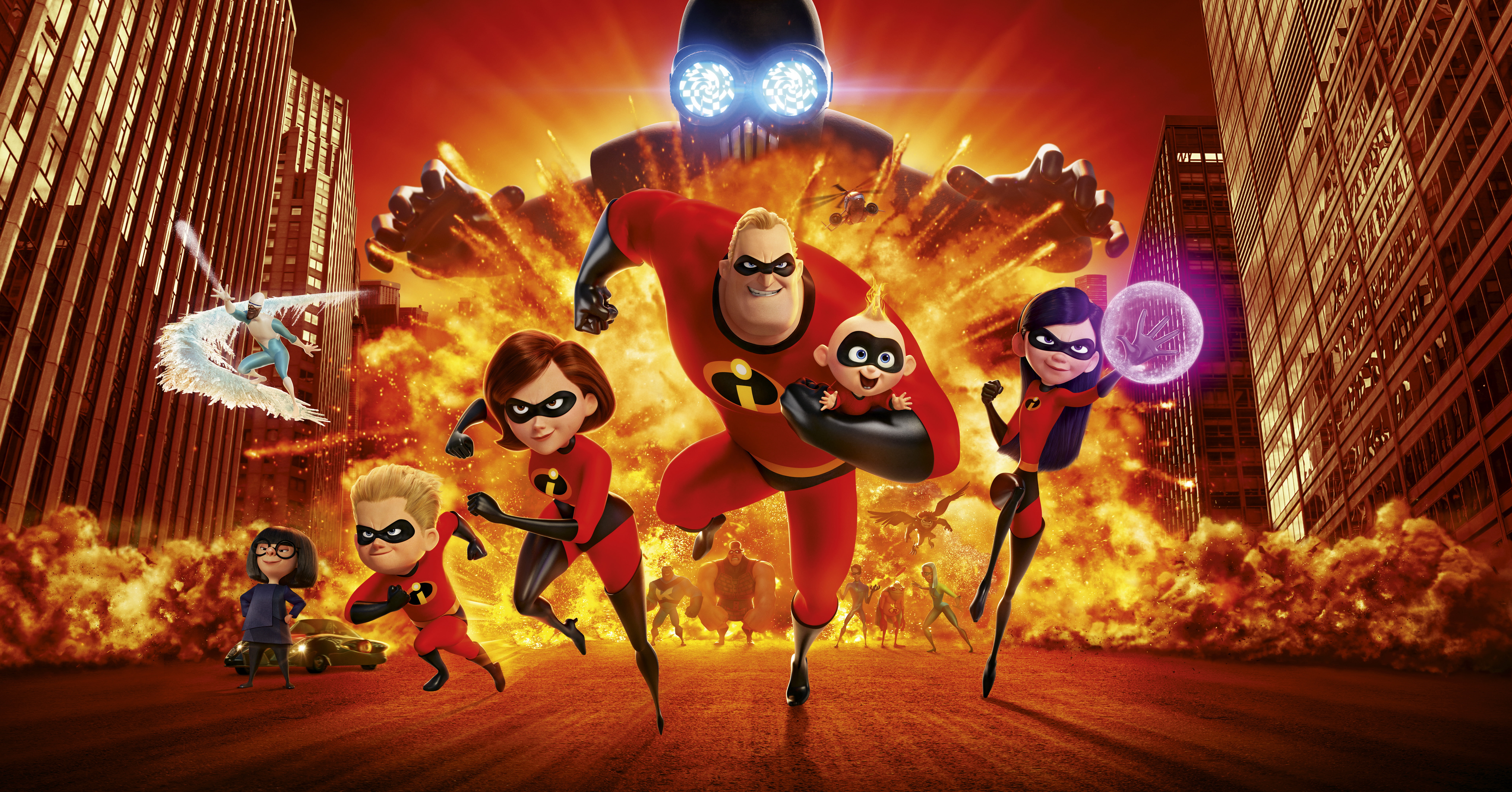 Animation Bob Parr Incredibles 2 Violet Elastigirl 2k 4k 5k 8k