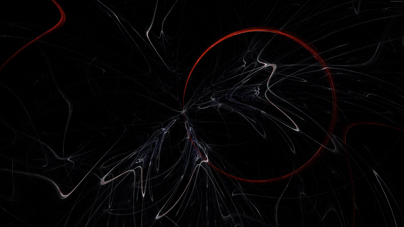 circle night black background long exposure light painting 2k 4k 5k 8k