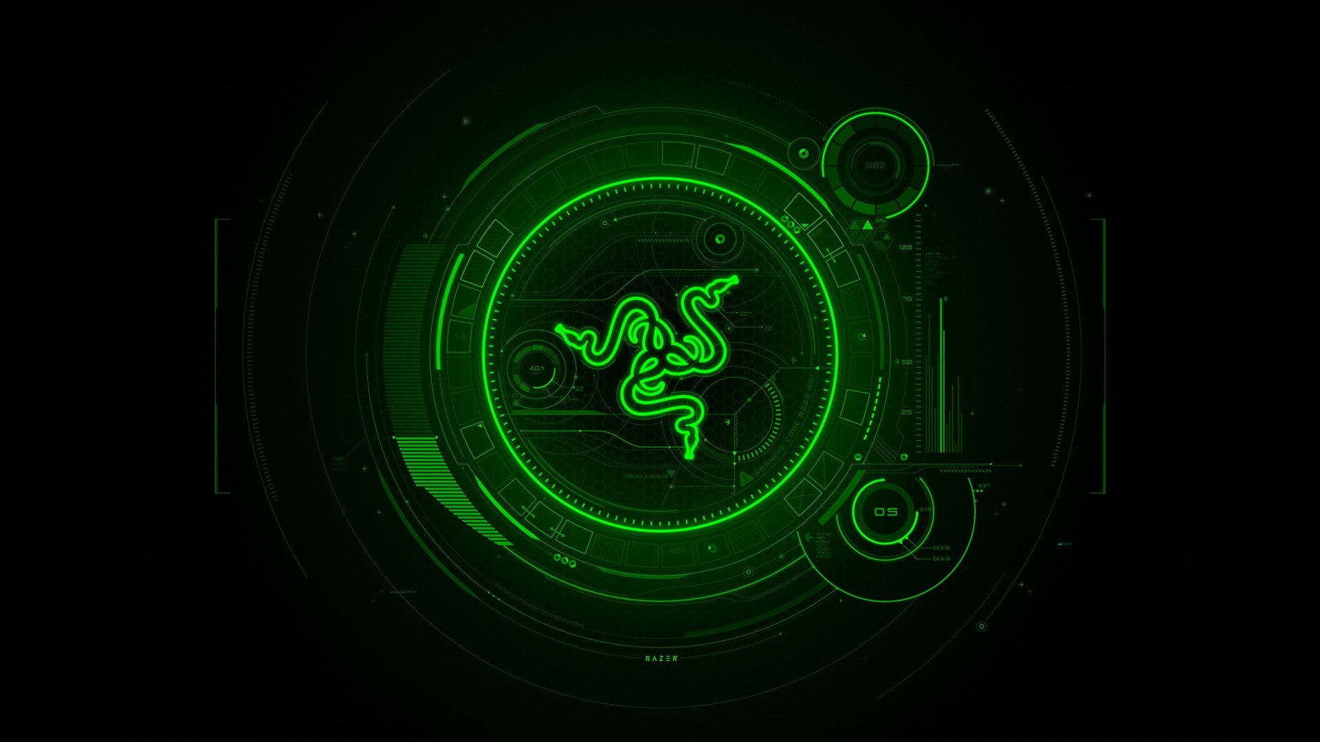 px Gaming Series Green logo Razer snake Nature Lakes HD Art 2k