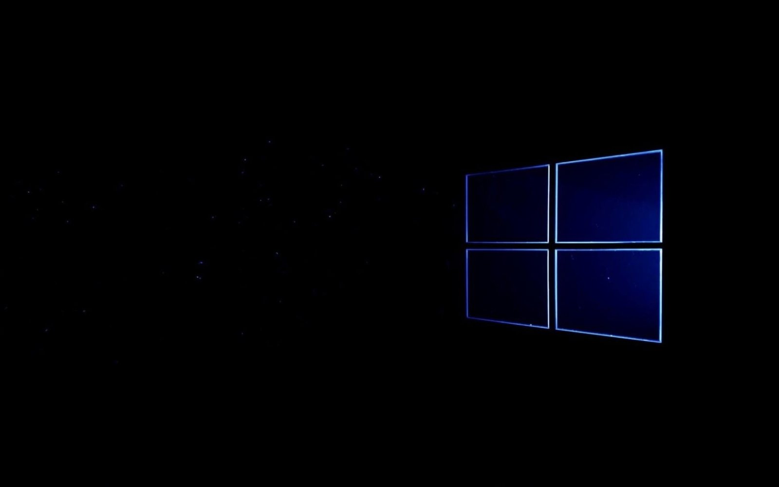 Windows logo 10 copy space night blue indoors no people 2k