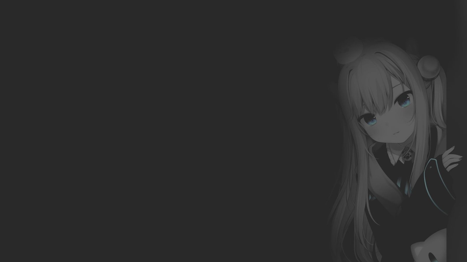 anime manga girls fan art illustration minimalism 2k