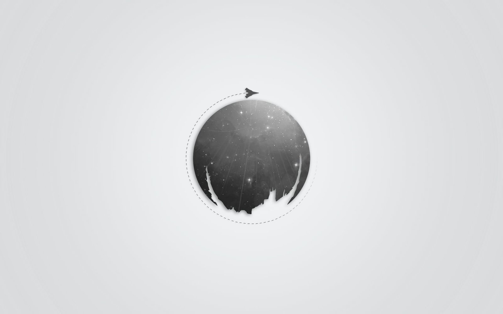 around the world illustration round gray and black abstract 2k