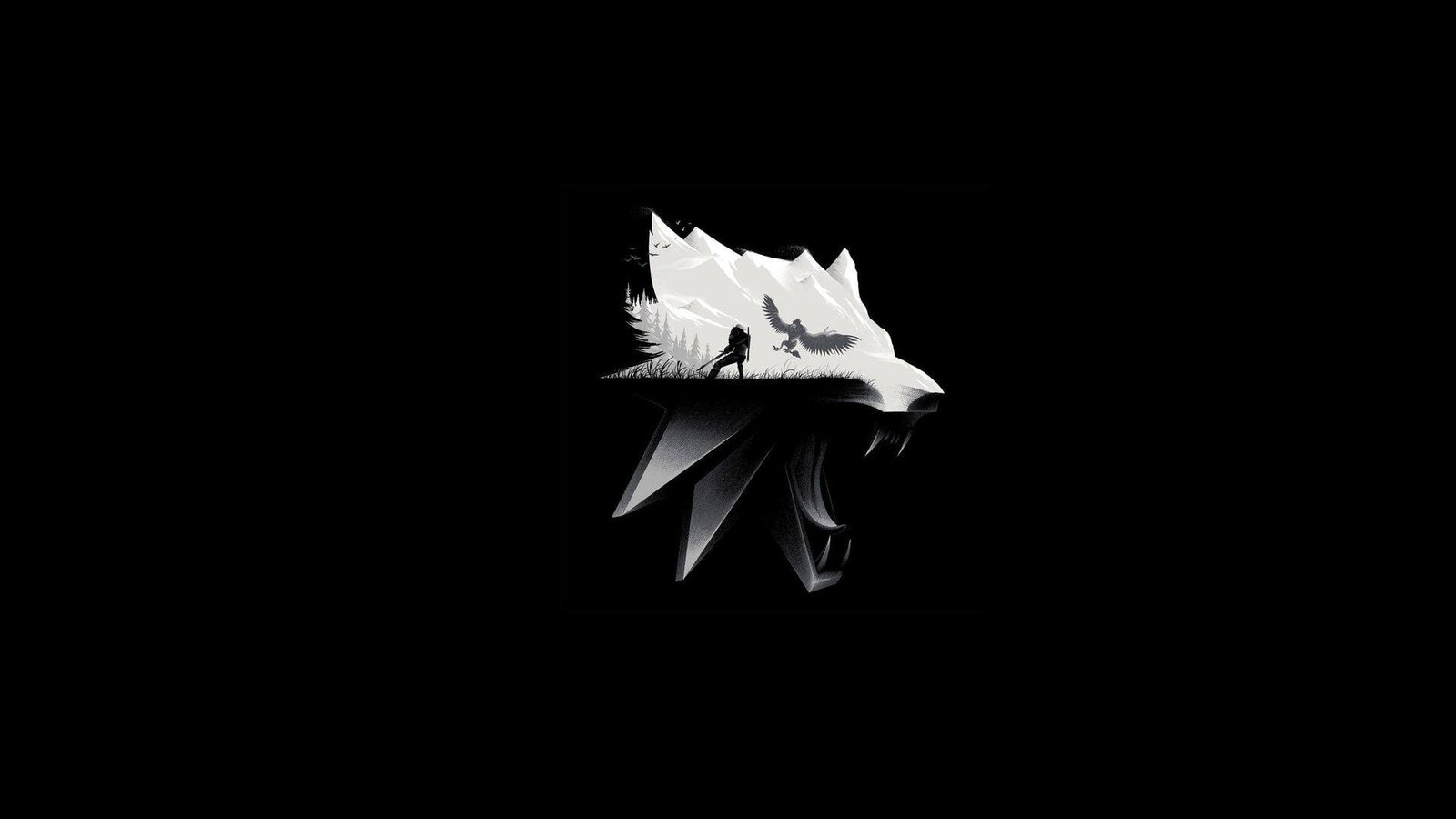 minimalism dark monochrome simple background video games 2k