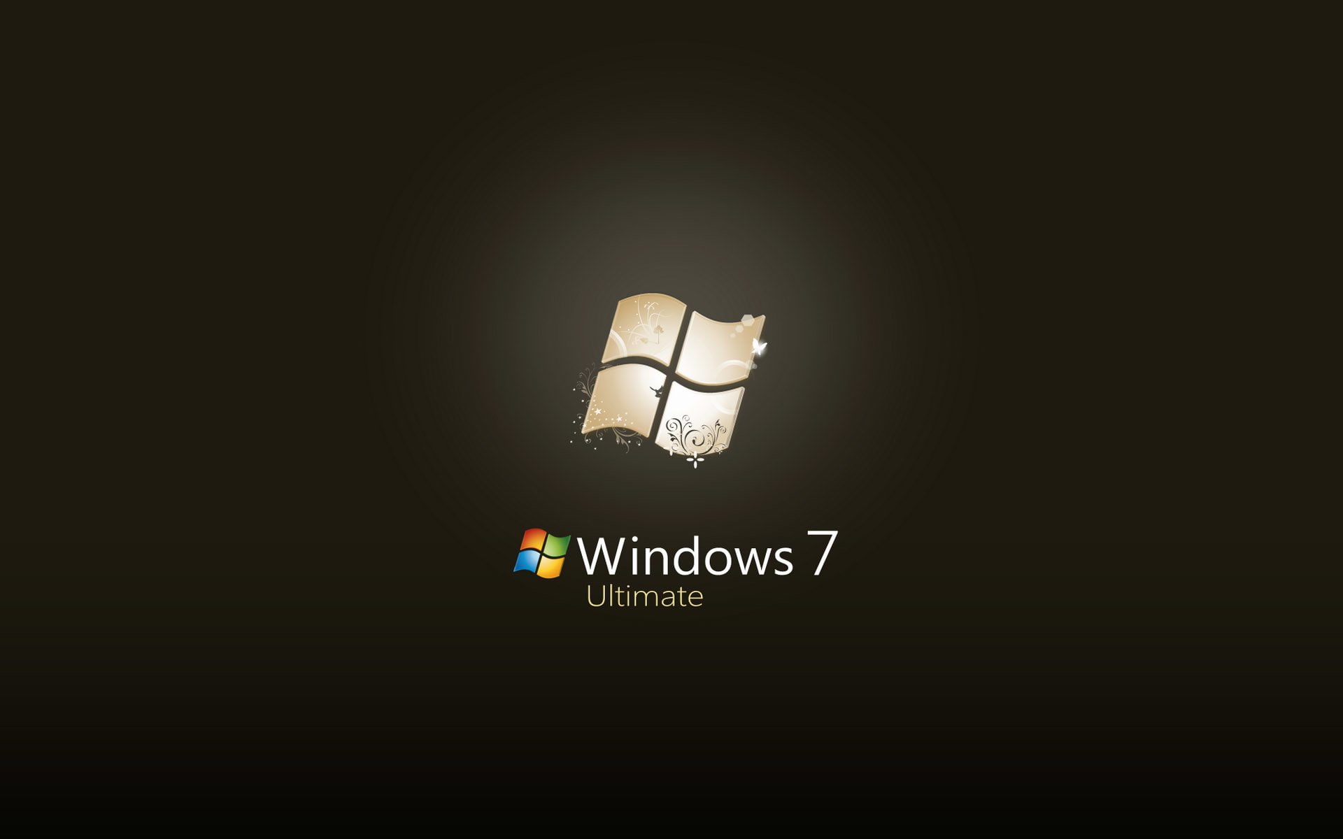 Windows 7 Ultimate wallpaper Abstract Logo Microsoft 2k