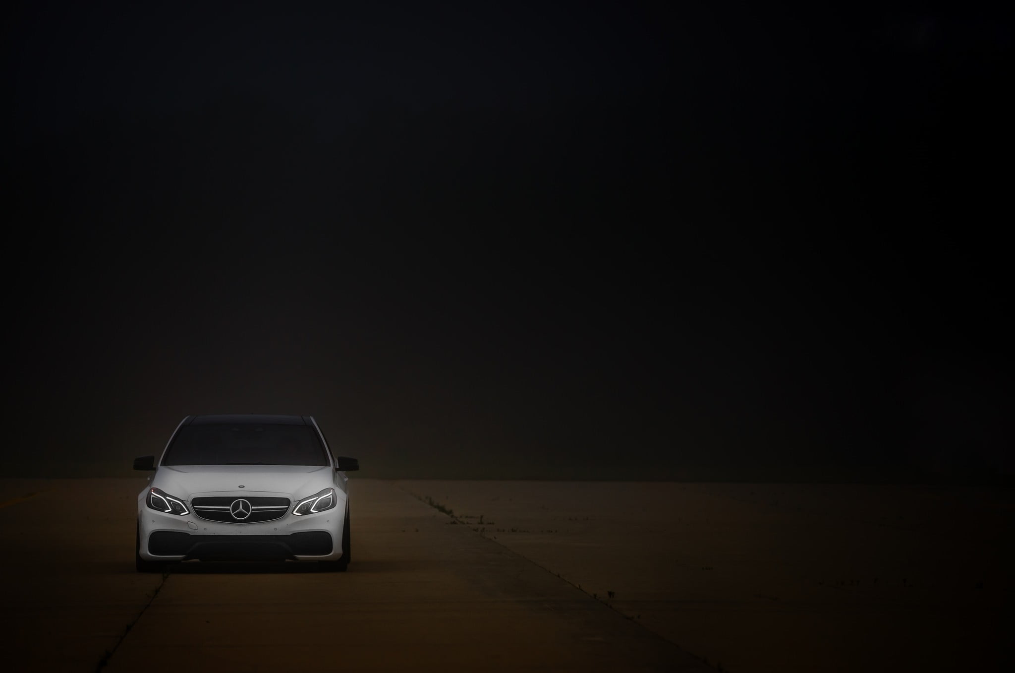 silver Mercedes Benz AMG car E Class 2k