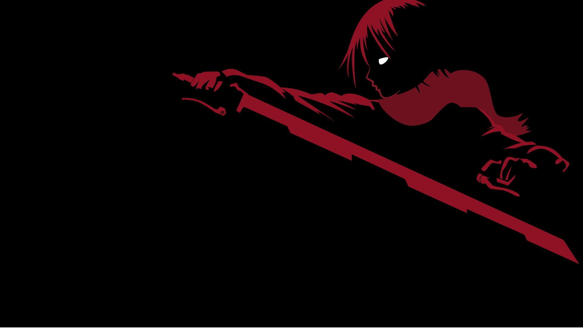 Minimalism Anime Girls Mikasa Ackerman Shingeki No Kyojin 2k