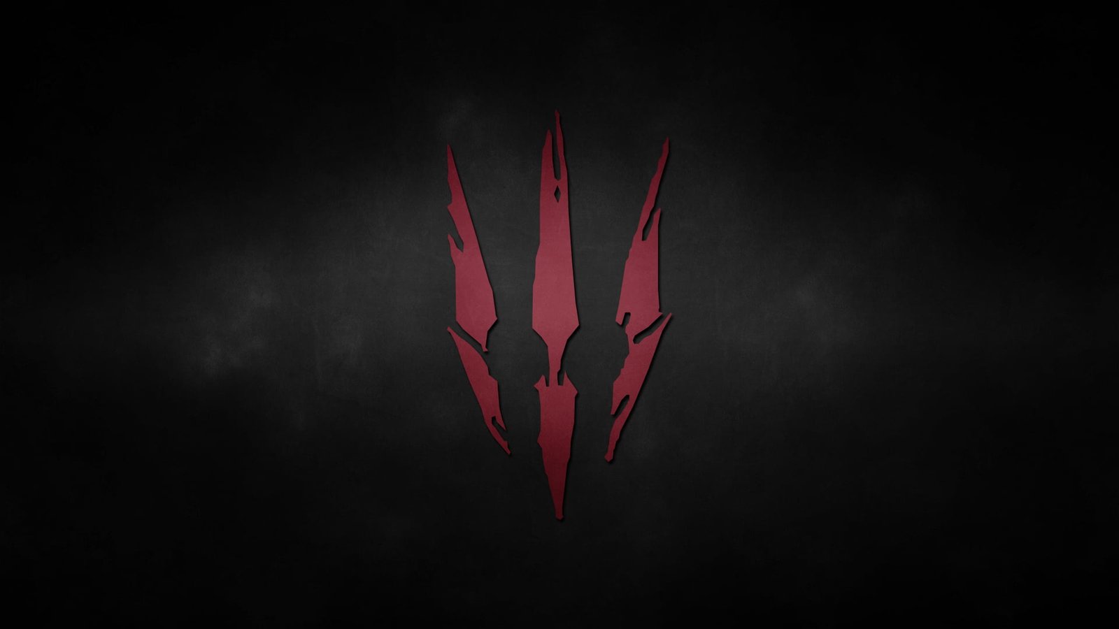red claw mark logo The Witcher 3 wild hunt symbol black Color 2k