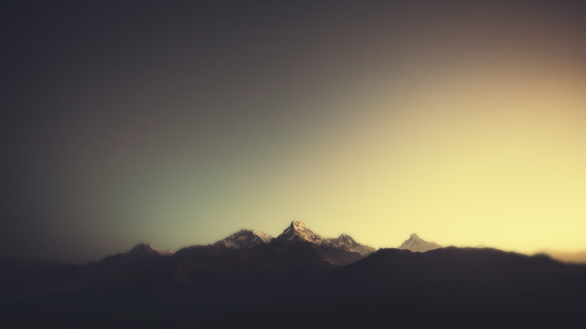 Nepal nature blurred landscape sunlight Montana annapurna 2k