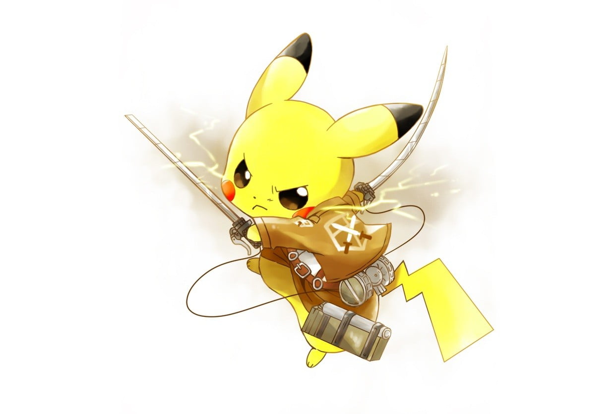 Attack on Titan Pikachu wallpaper Shingeki no Kyojin cosplay