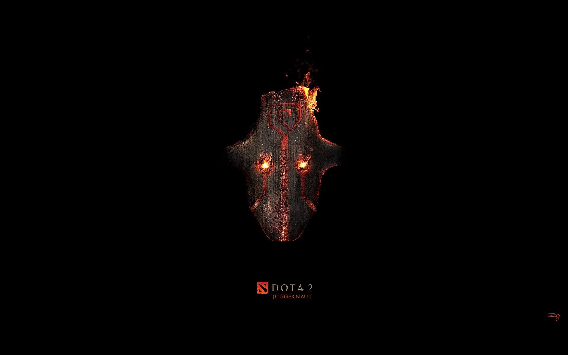 Dota 2 Juggernaut digital wallppaer fire Natural Phenomenon 2k