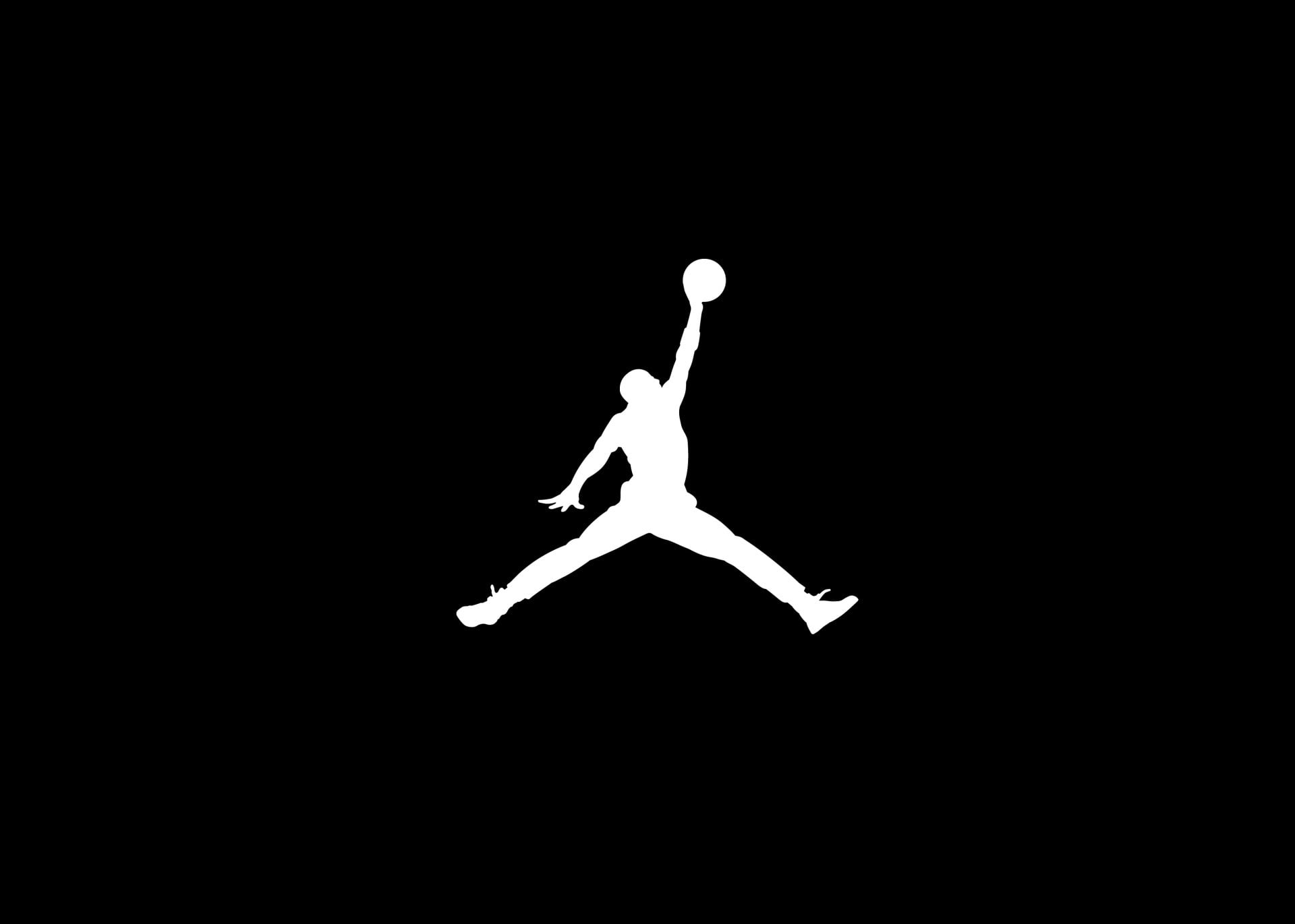 Air Jordan logo Basketball Michael copy space black background 2k