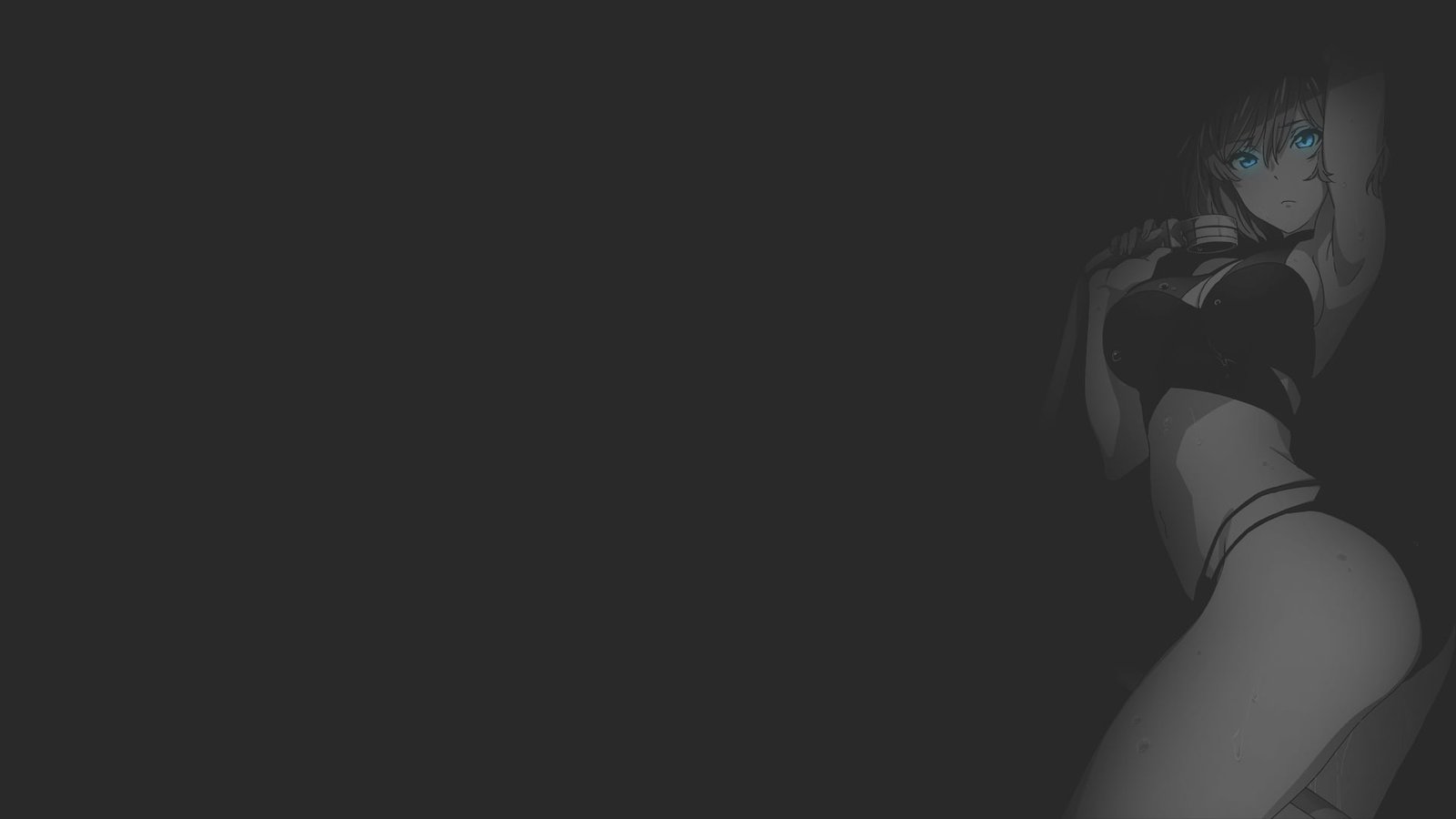 anime manga girls fan art illustration minimalism 2k