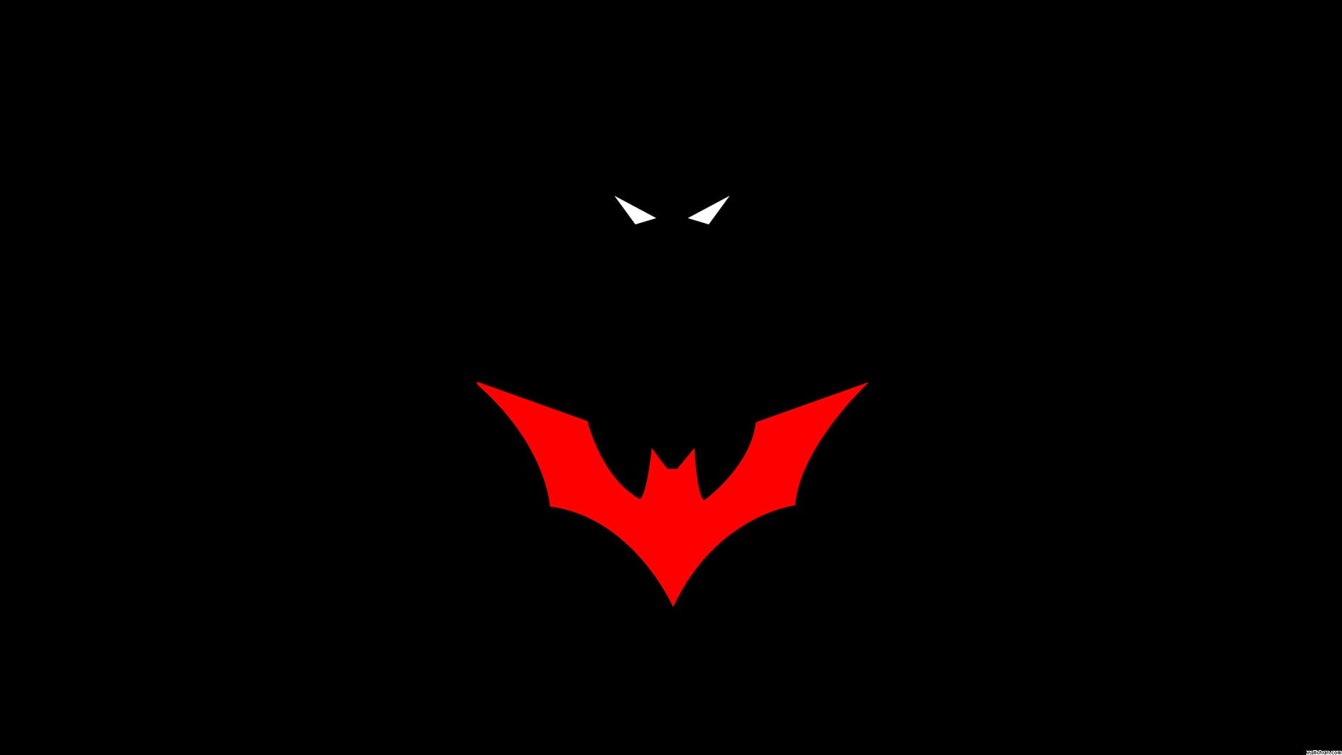 Batman cartoon wallpaper Beyond red no people copy space 2k