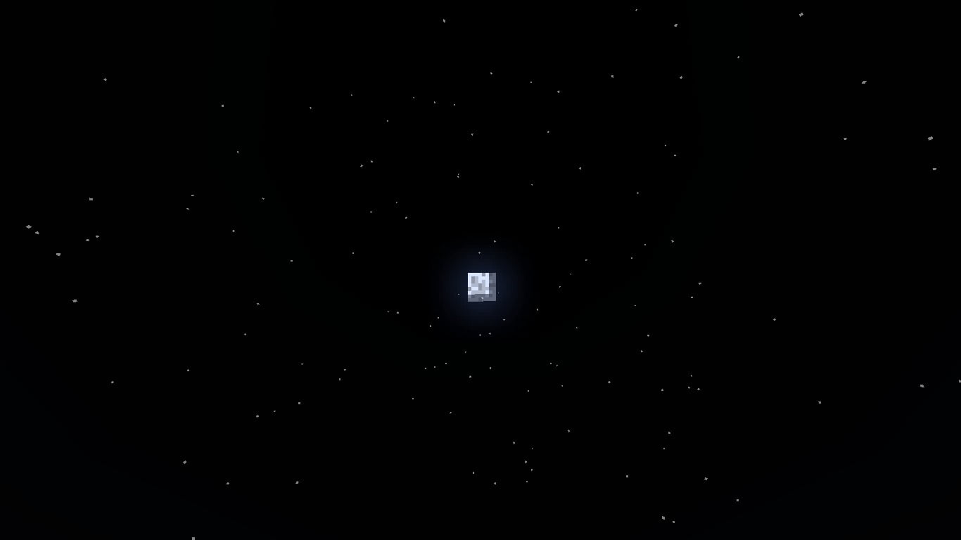 black and gray HP laptop Minecraft Moon stars night building exterior