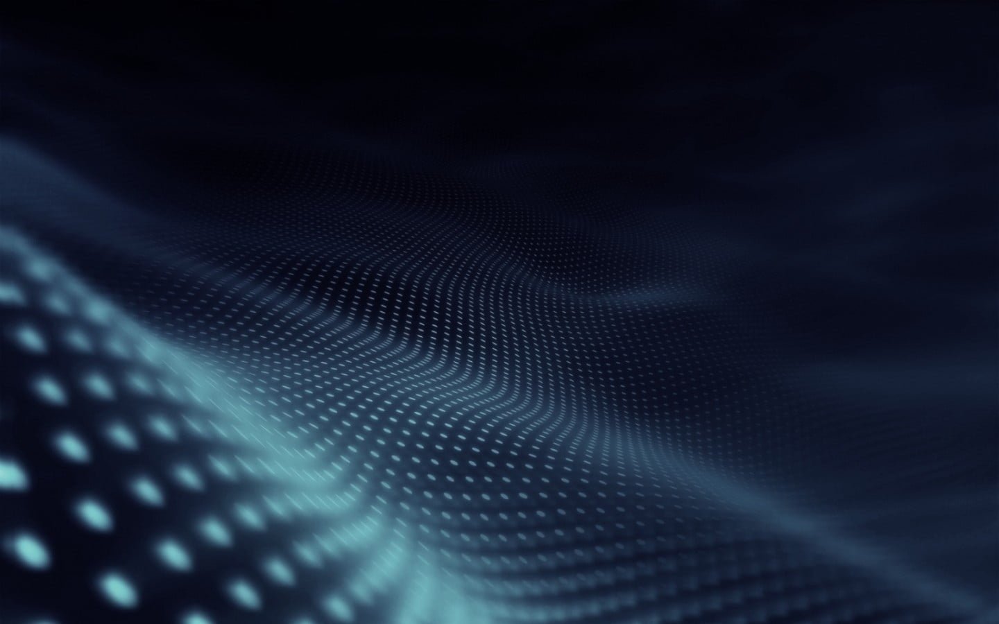black and white polka dot wave digital wallpaper art