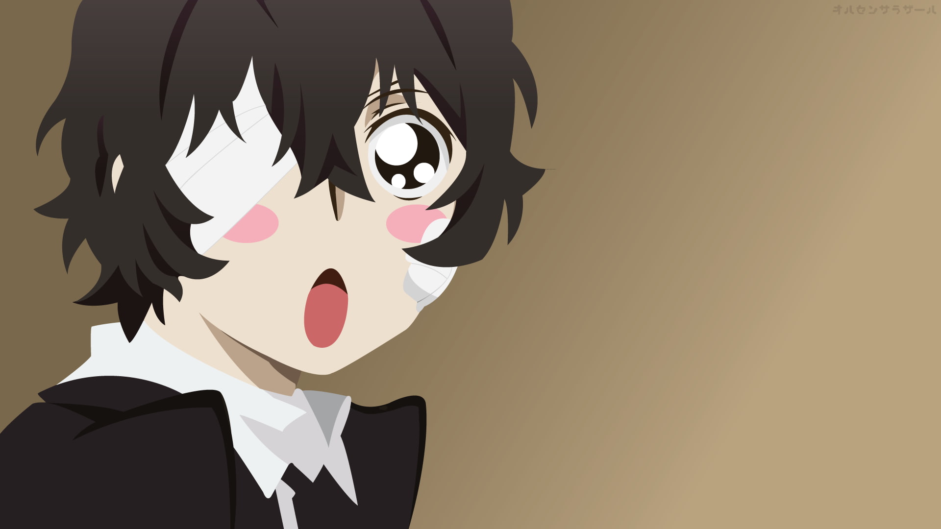 Bungou Stray Dogs anime boys Dazai Osamu indoors art and craft 2k
