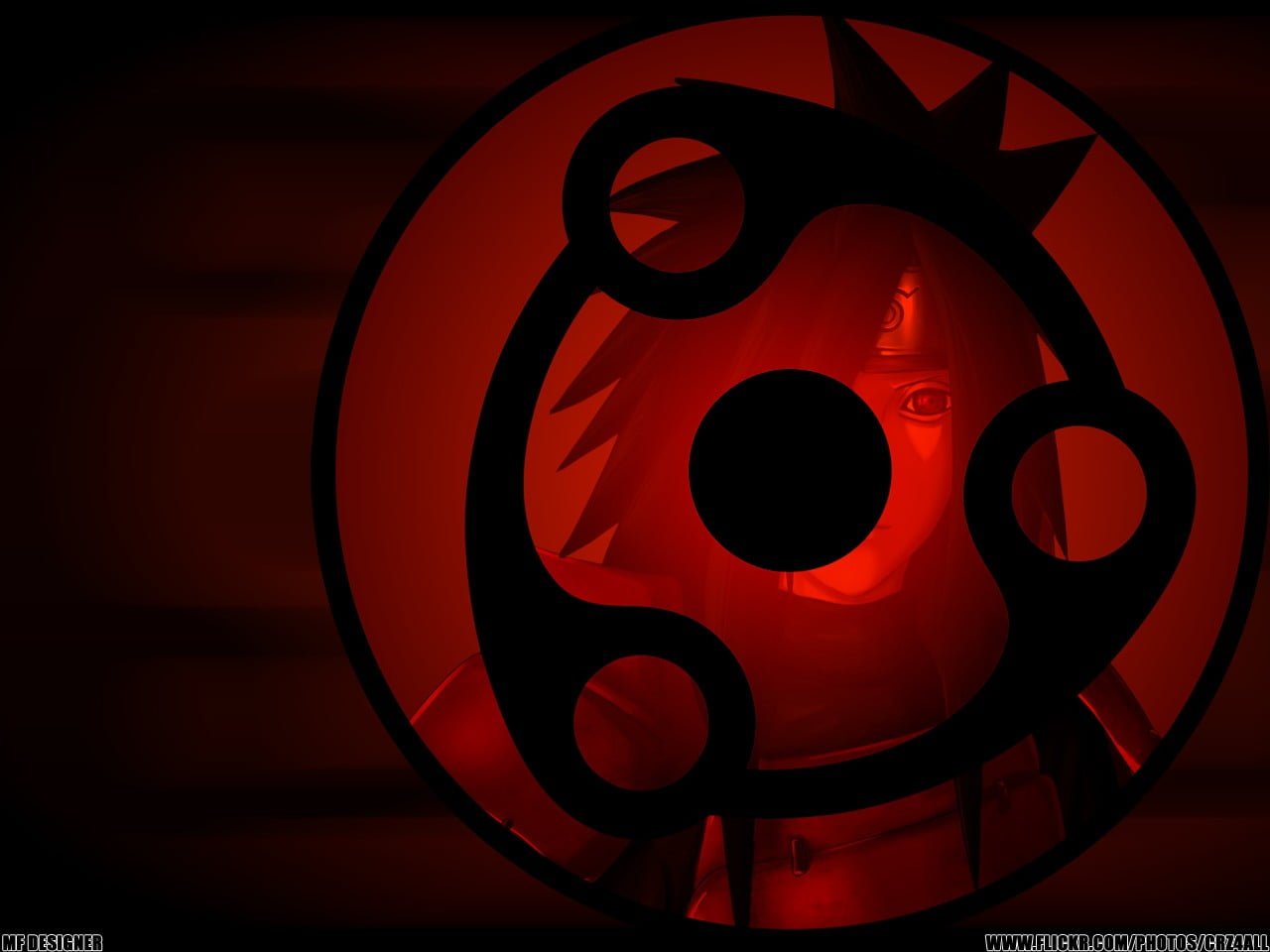 illustration of black haired anime Naruto Shippuuden Sharingan