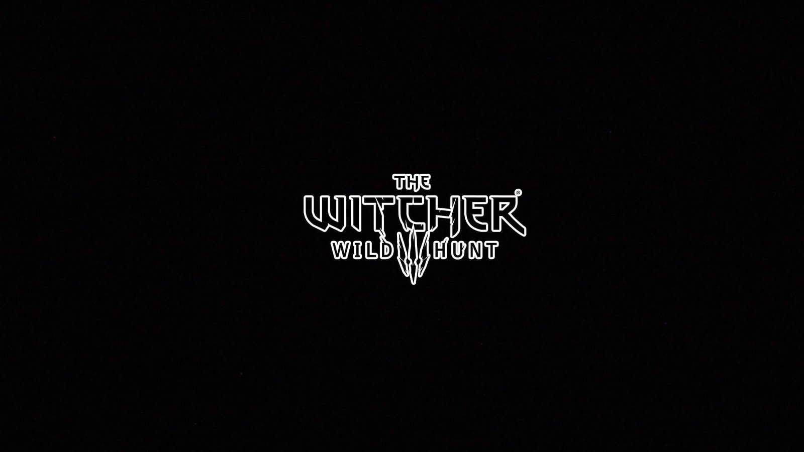 minimalism black background the Witcher witcher 3 2k