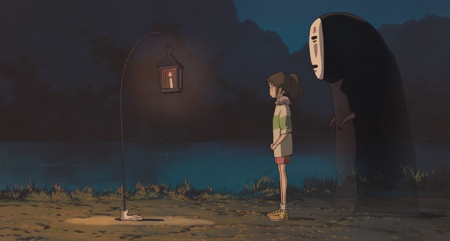Spirited Away anime illustration Studio Ghibli Hayao Miyazaki