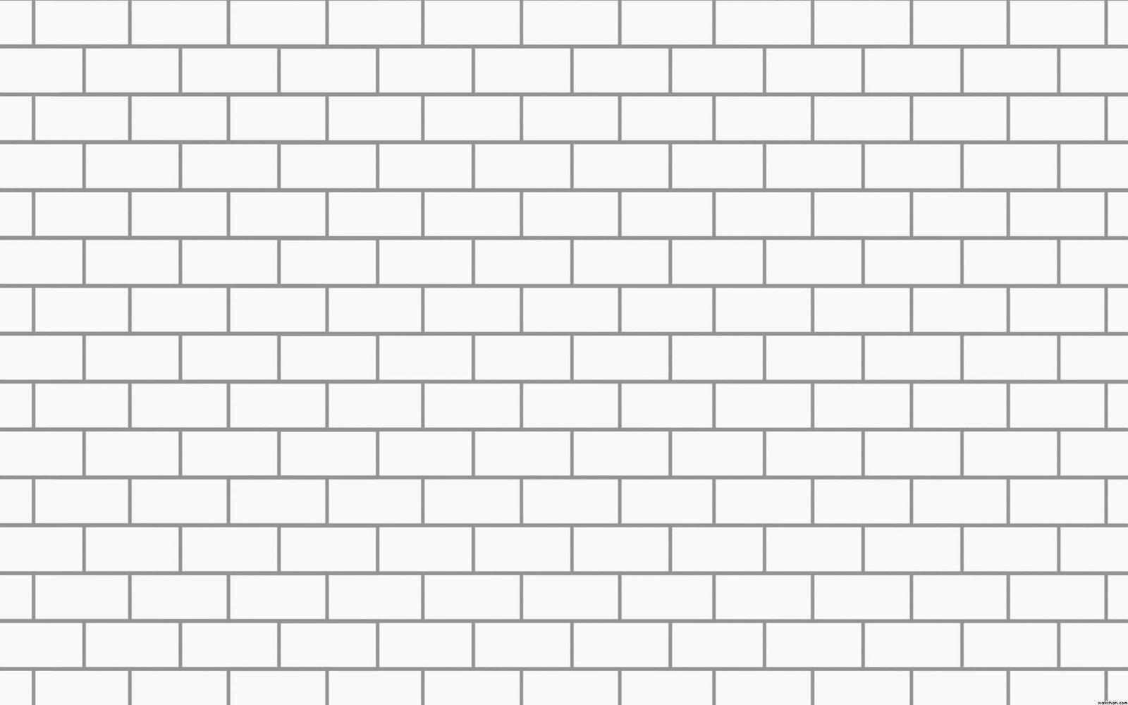 white brick illustration digital art minimalism abstract wall 2k