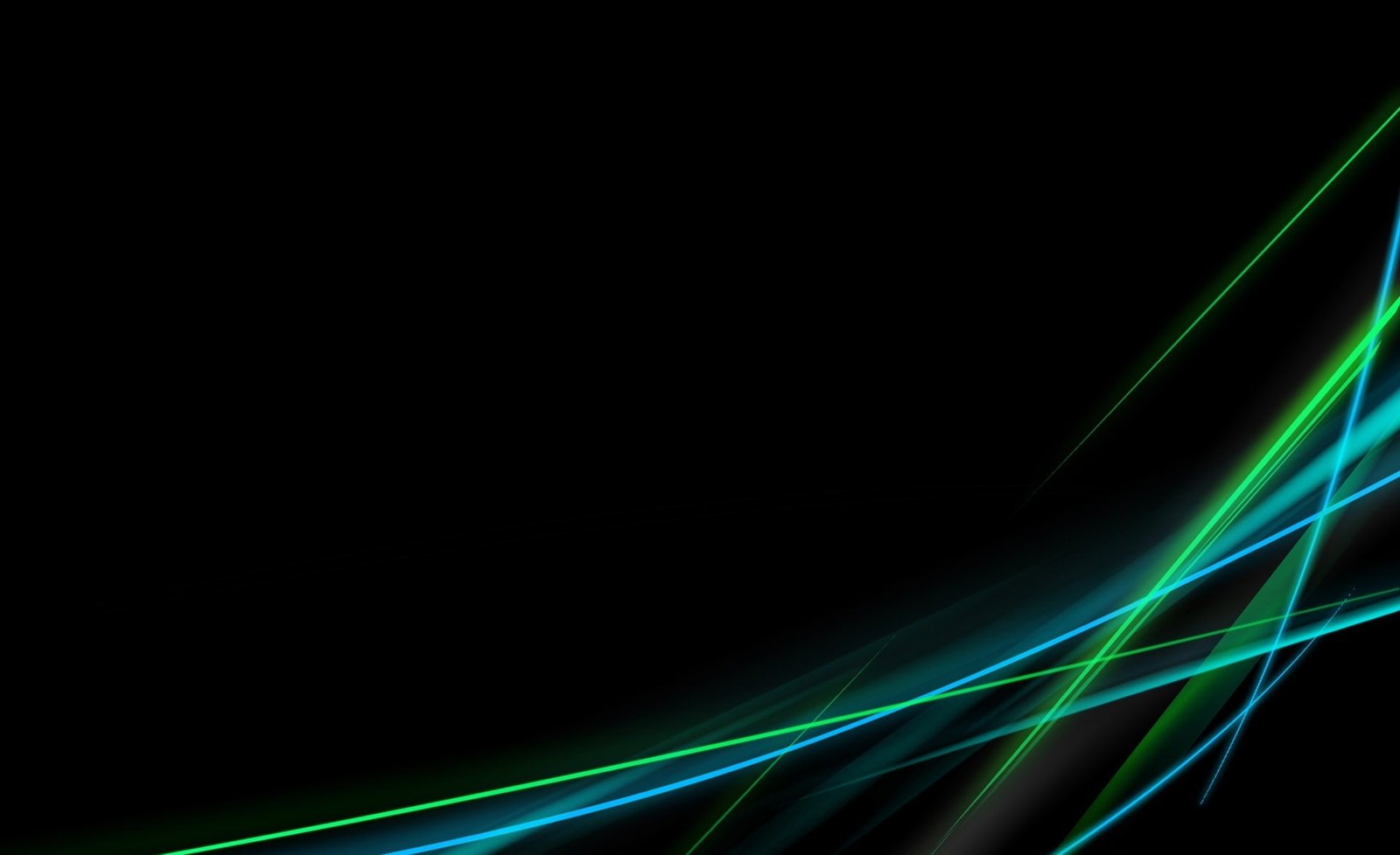 Windows Vista Aero 17 black green and blue abstract wallpaper 2k