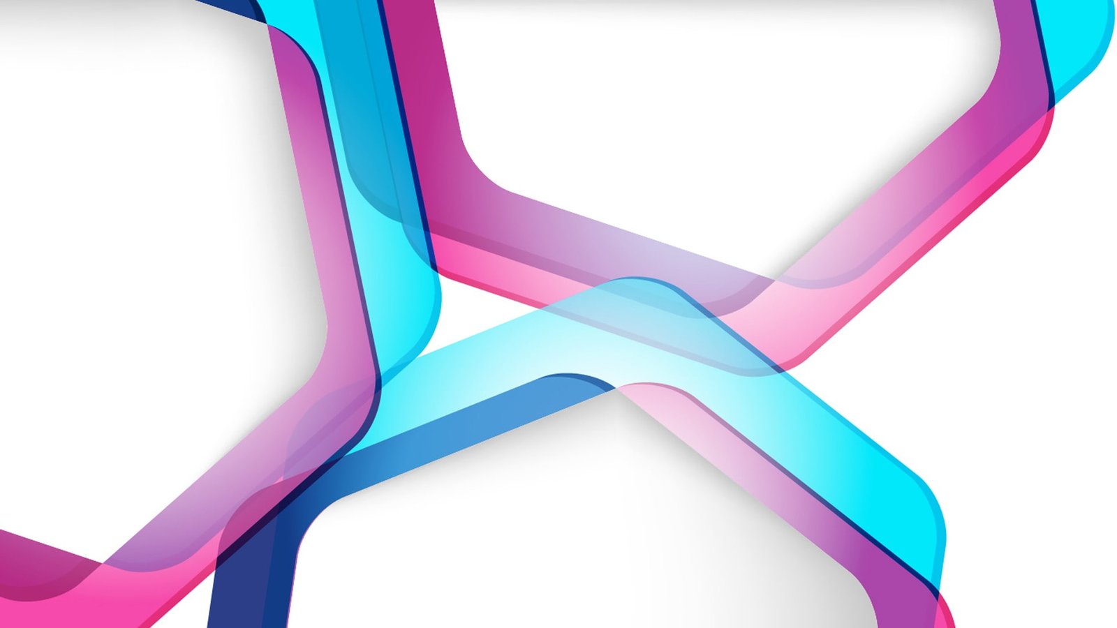 abstract colorful white background shapes digital art simple 2k