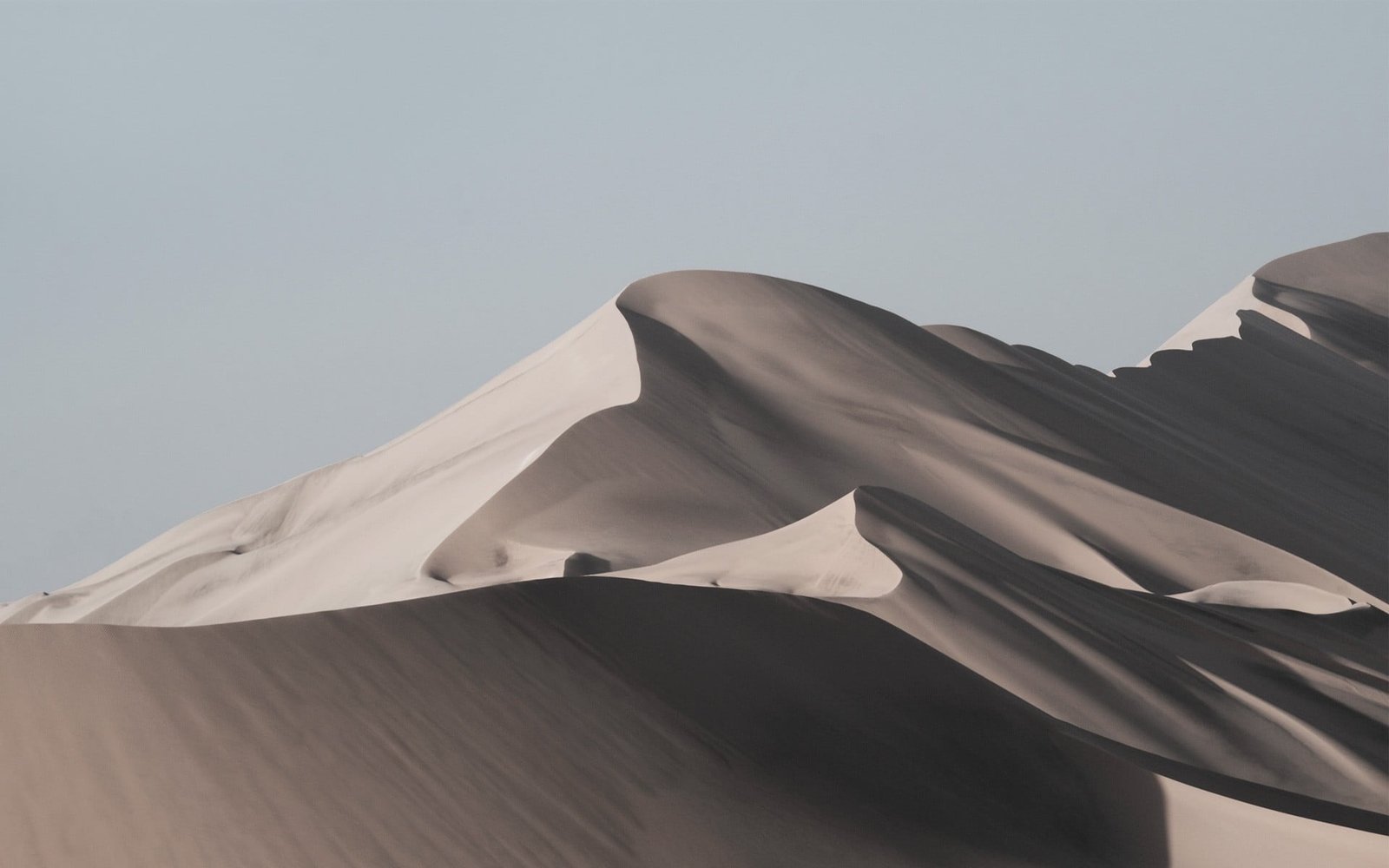 brown dessert sand landscape nature desert dune clear sky 2k