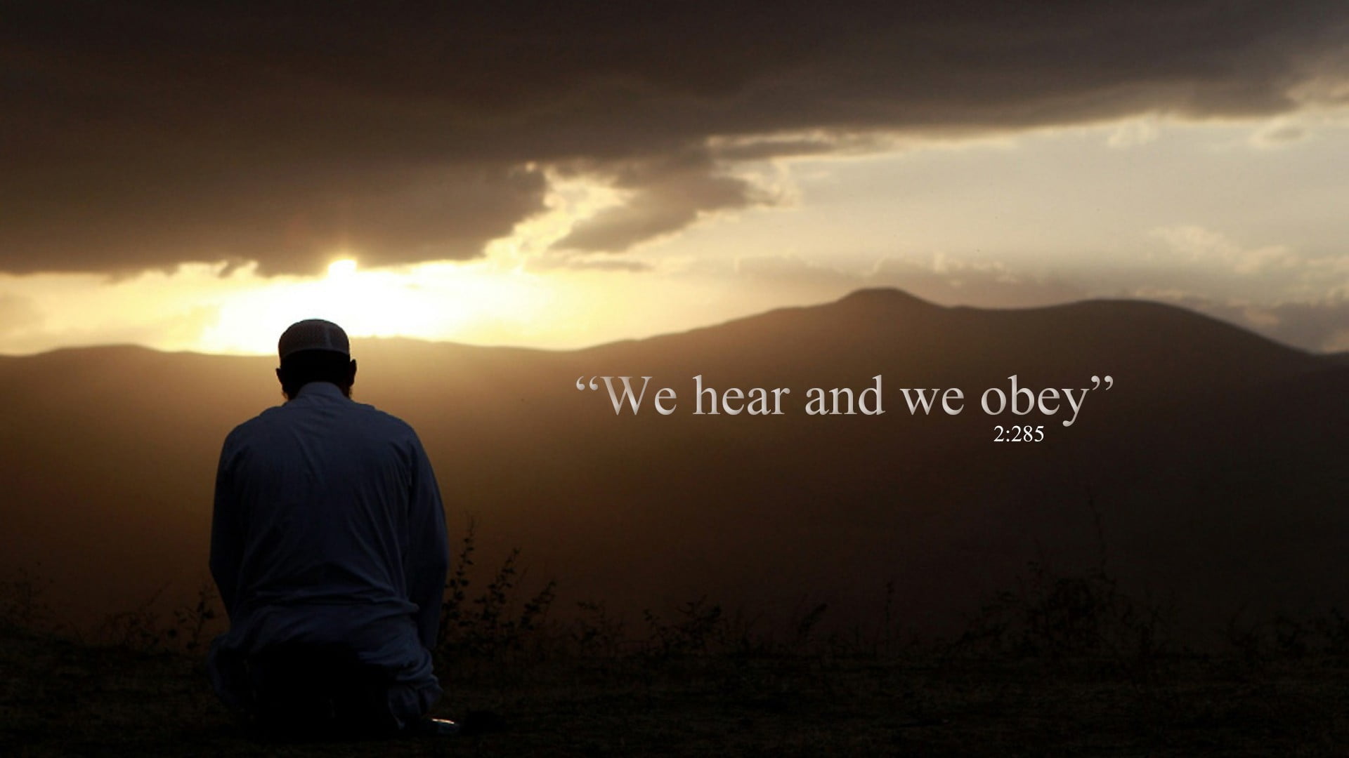 men's white long sleeved shirt with text overlay Islam Qur'an 2k