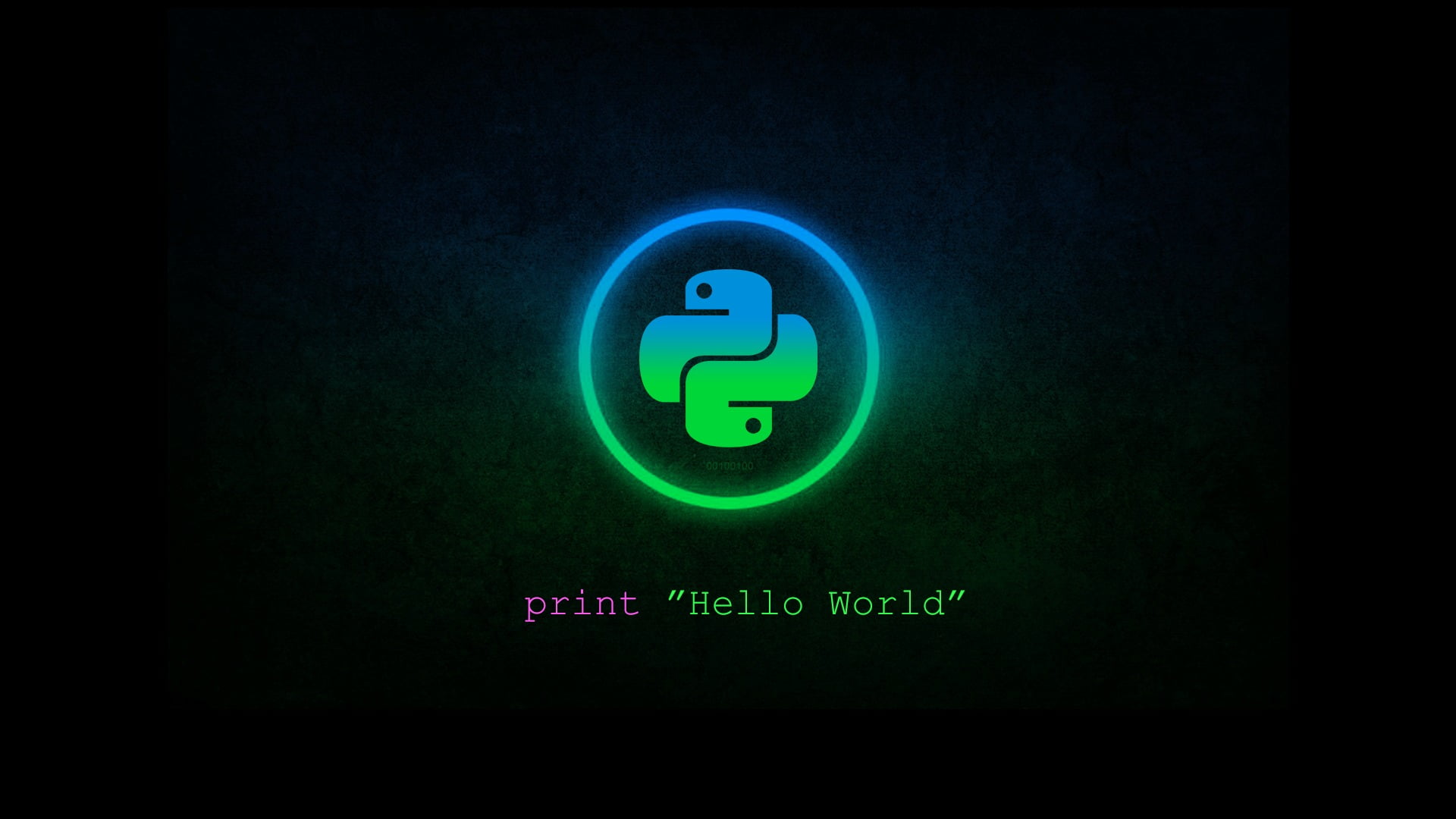 round green logo screengrab Python programming blue communication 2k