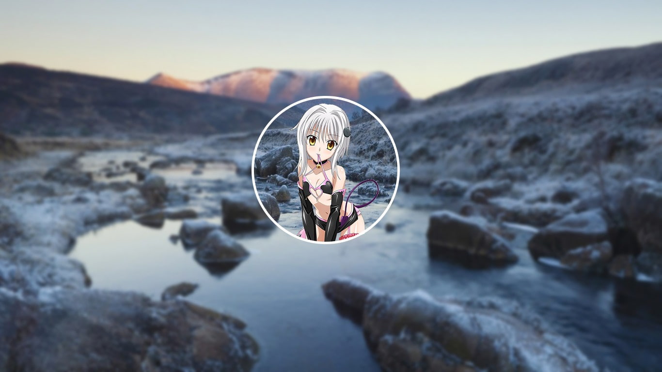 Shikiyo neko loli blurred Highschool DxD rock reflection