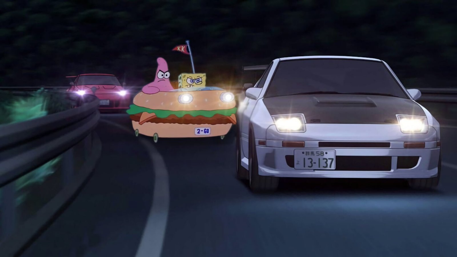spongebob SpongeBob SquarePants race cars anime 2k
