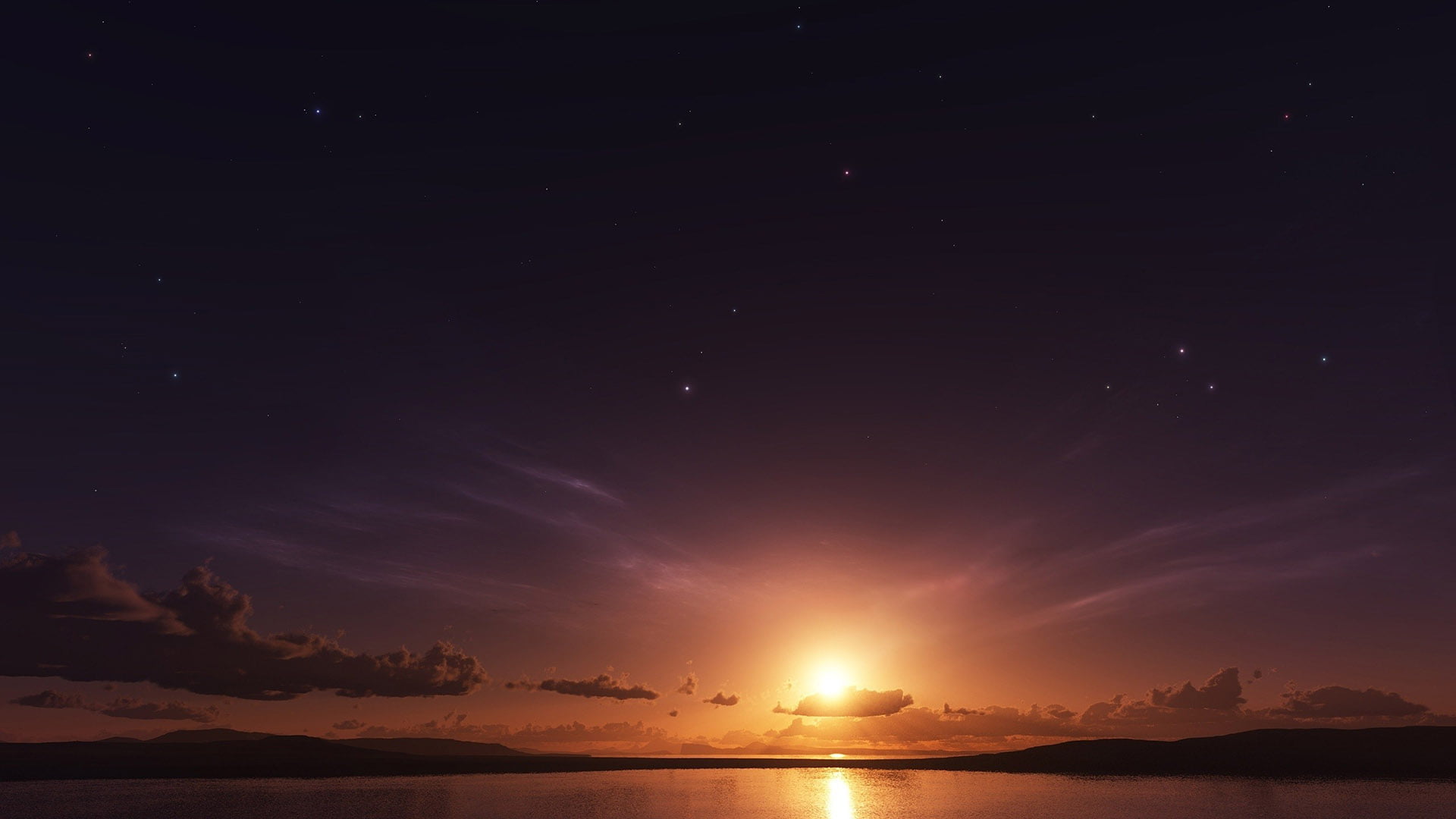 sun nature star celestial body sunset atmosphere sunrise 2k